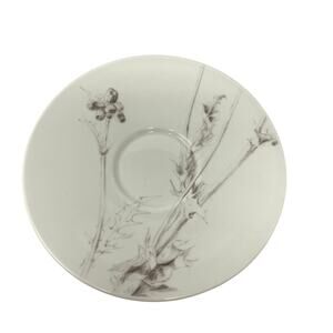 Calvin Klein Thistle Saucer Swid Powell White Floral Minimalist Replacement FLAW